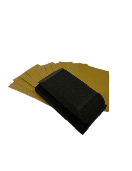 Ergonomiczny bloczek szlifierski MEDIUM/SOFT |70x125mm| CZARNY|