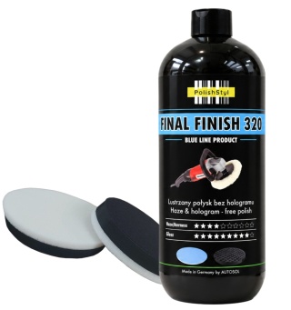 Zestaw polerski - Final Finish FF320 1L + Gąbka polerska BW biała Ø140